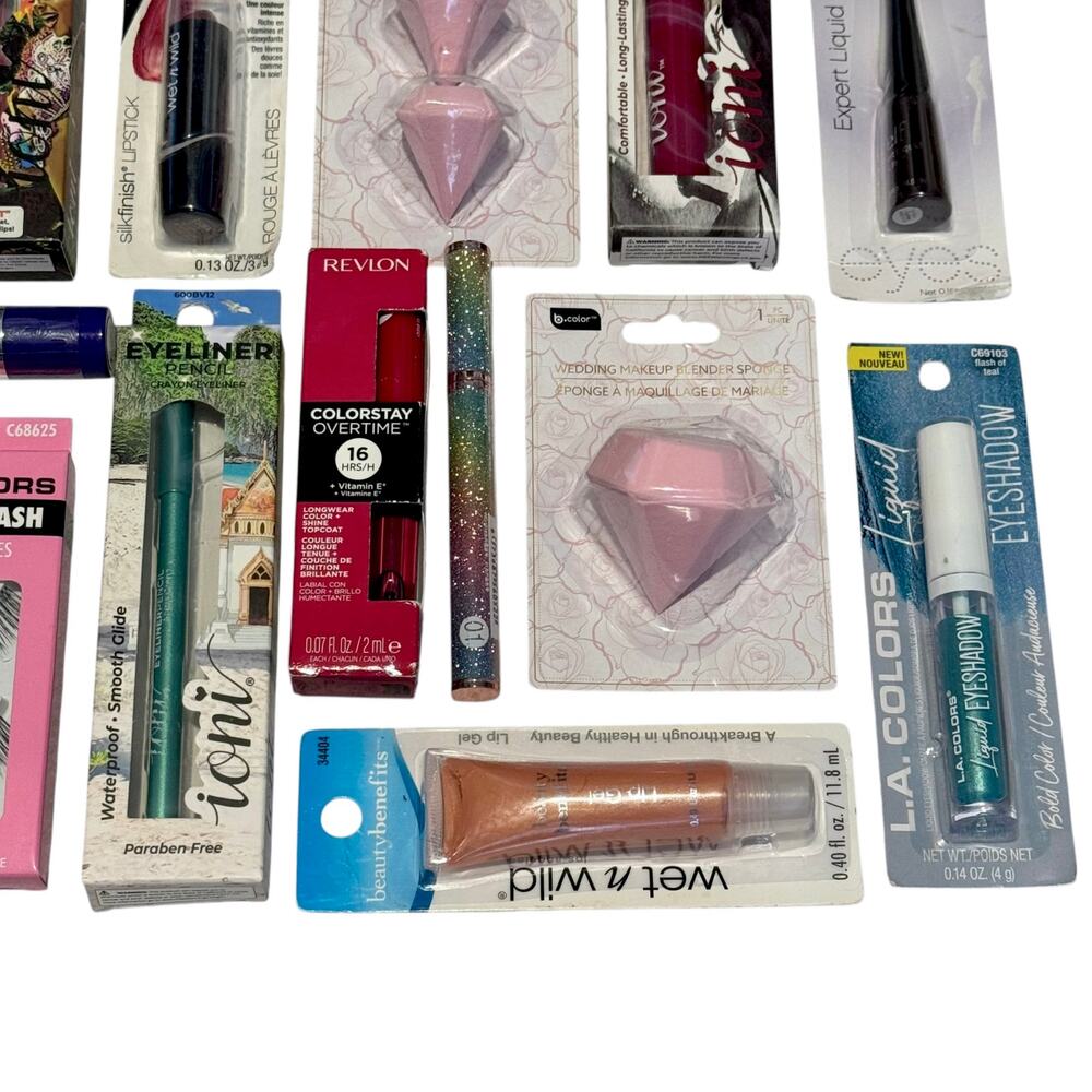 NEW Makeup Lot of 20 Mixed Bundle Eyeshadow Mascara Lipstick Eyelash Concealer - Picture 5 of 5